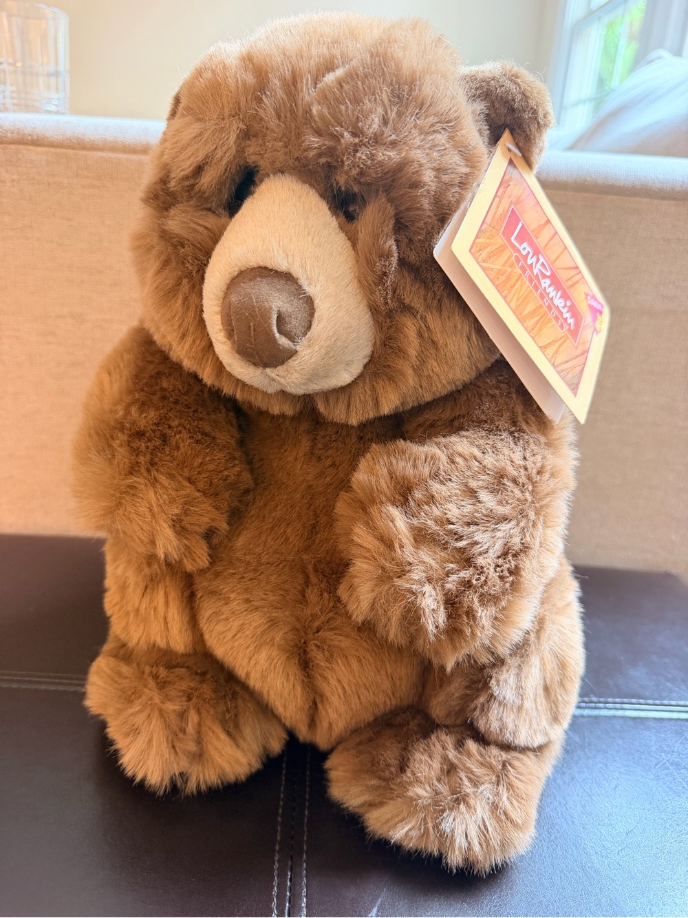 Dakin Lou Rankin Friends Jasper Brown Bear Plush Teddy Bear NWT Vintage
